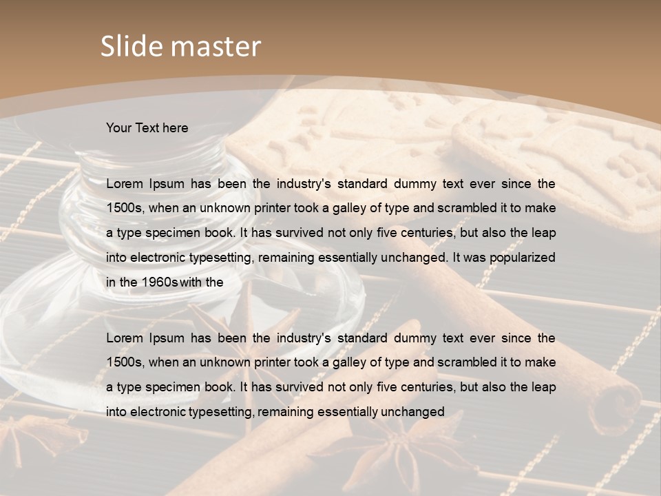 Homemade Lemon Cup PowerPoint Template