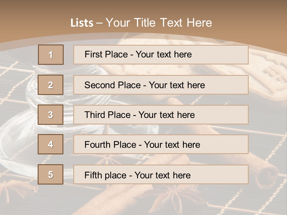 Homemade Lemon Cup PowerPoint Template