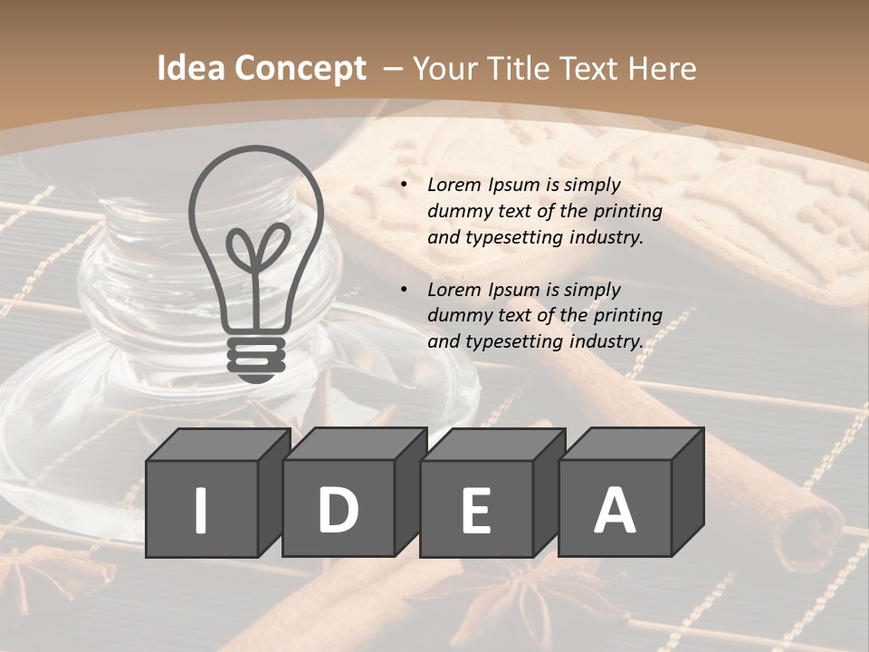 Homemade Lemon Cup PowerPoint Template