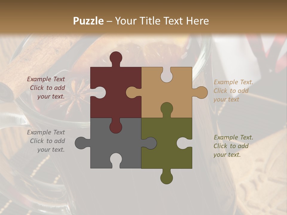 Holiday Wine Gift Box PowerPoint Template