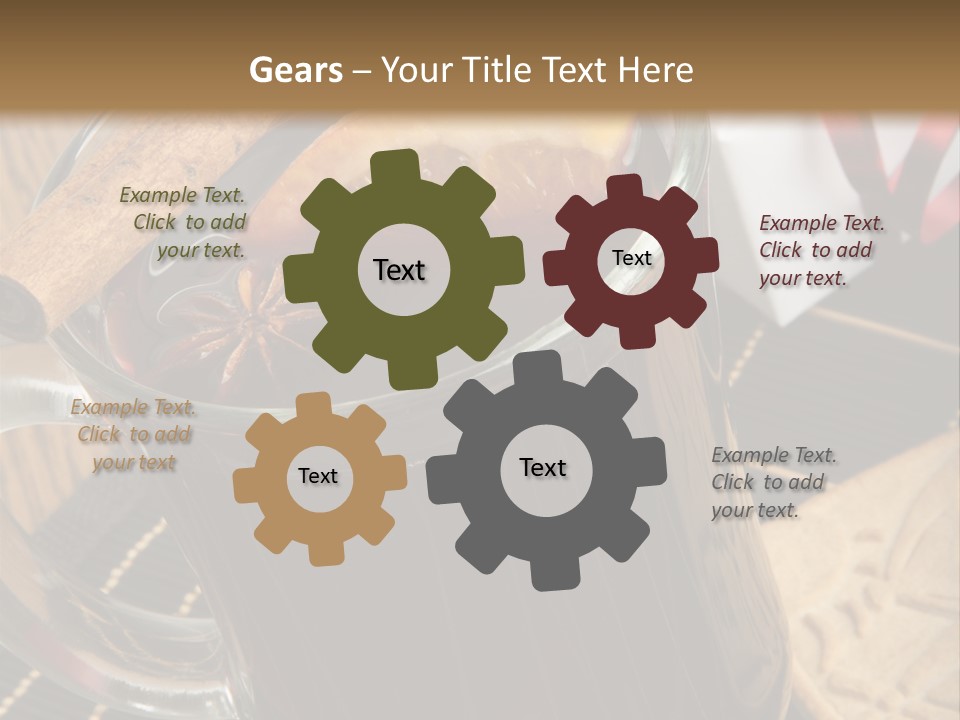 Holiday Wine Gift Box PowerPoint Template