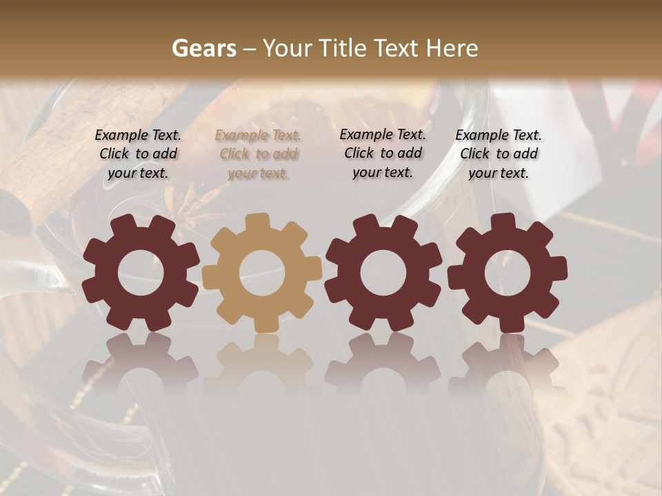 Holiday Wine Gift Box PowerPoint Template