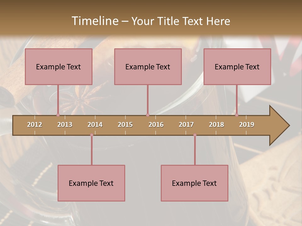 Holiday Wine Gift Box PowerPoint Template