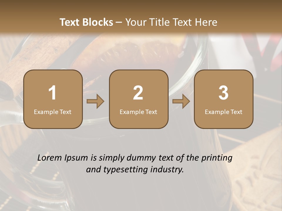 Holiday Wine Gift Box PowerPoint Template