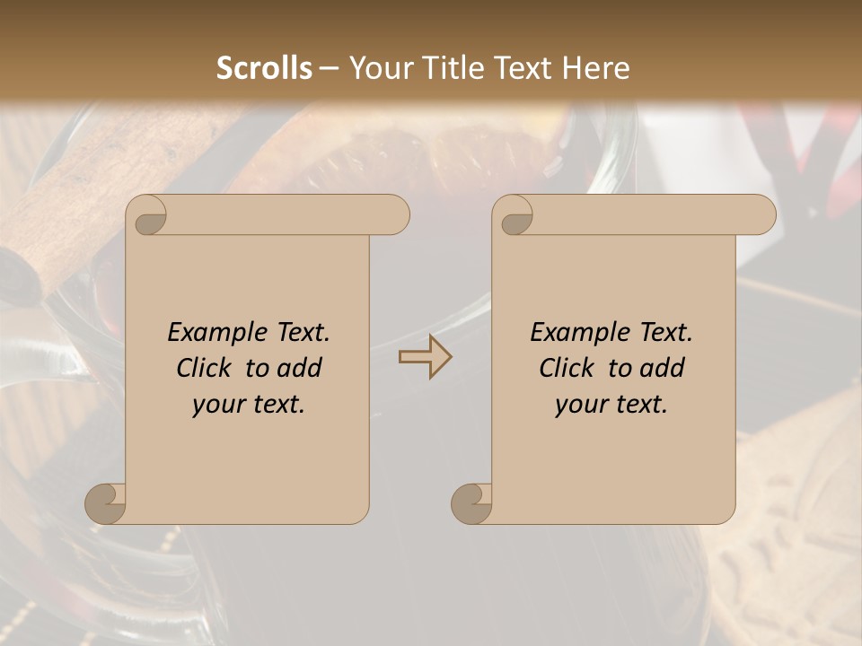 Holiday Wine Gift Box PowerPoint Template