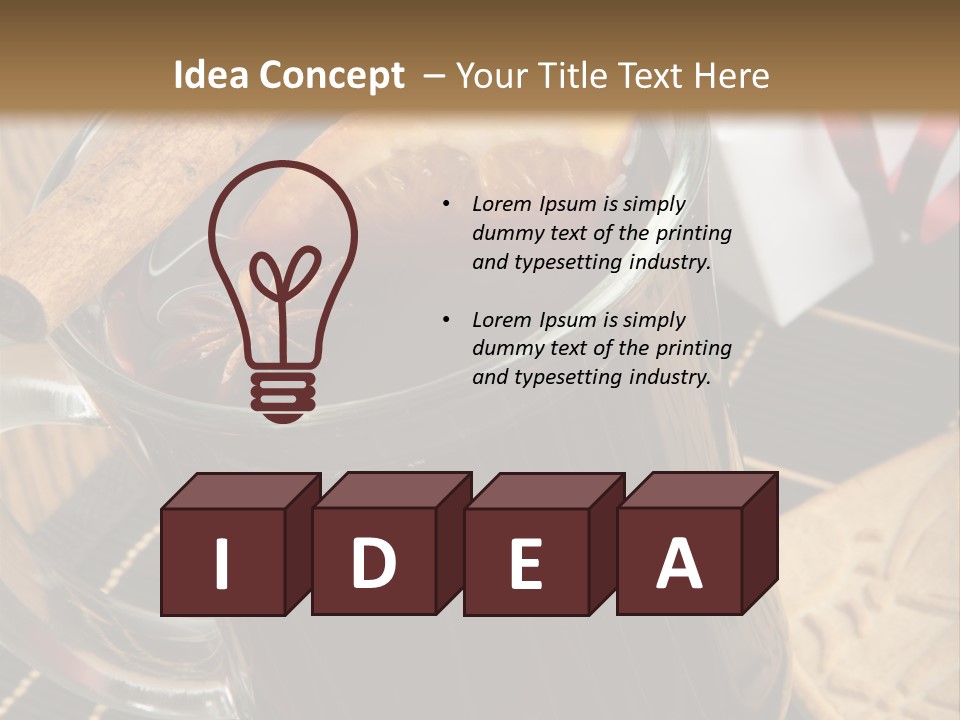 Holiday Wine Gift Box PowerPoint Template