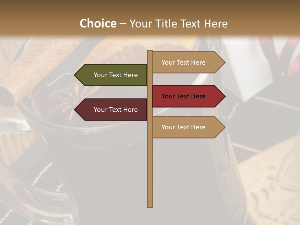 Holiday Wine Gift Box PowerPoint Template