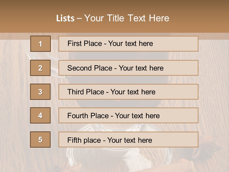 Holiday Red Cup PowerPoint Template