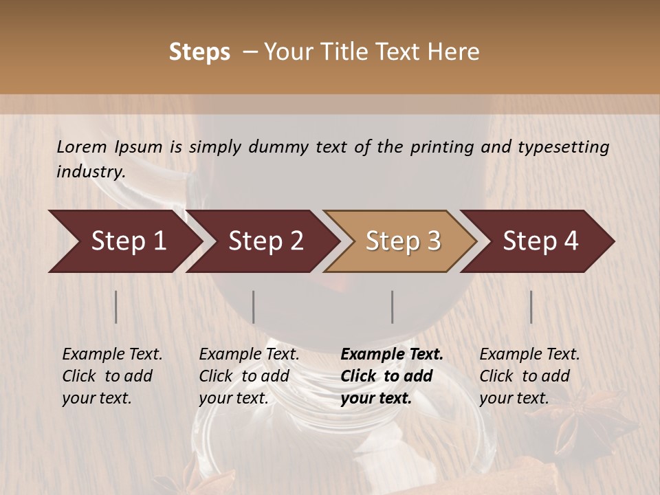 Holiday Red Cup PowerPoint Template