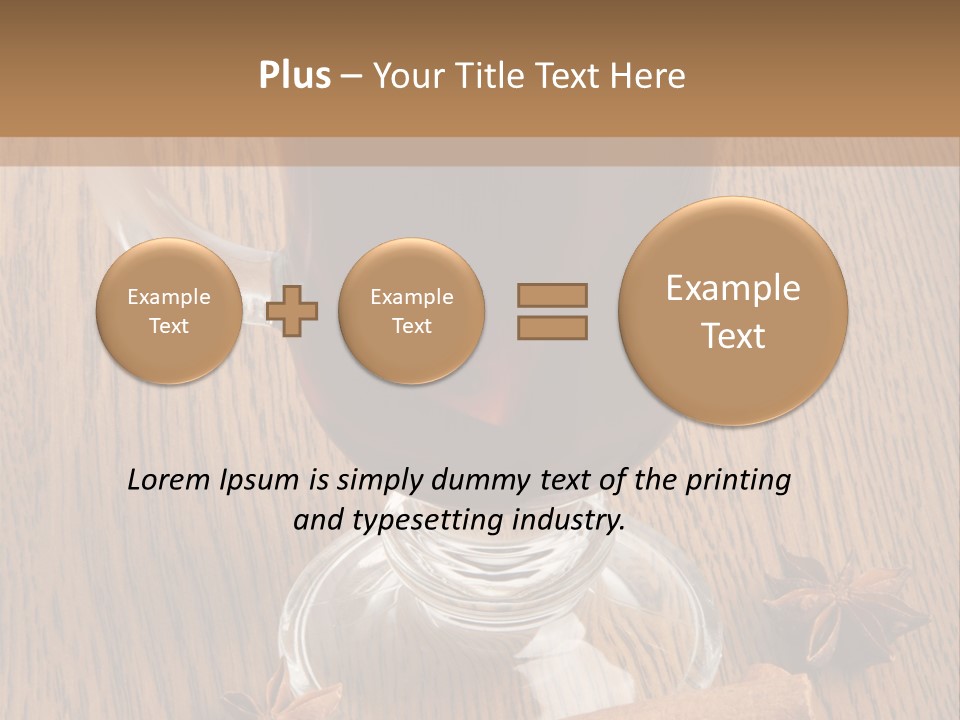 Holiday Red Cup PowerPoint Template