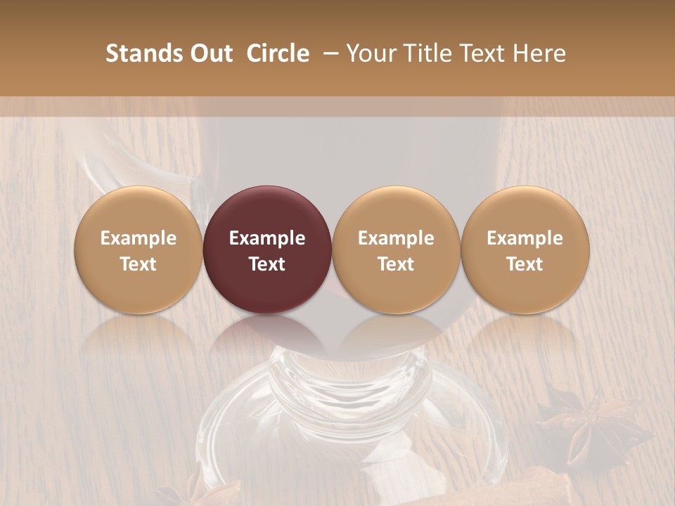 Holiday Red Cup PowerPoint Template