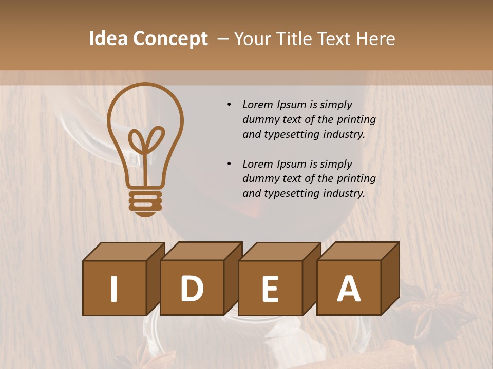 Holiday Red Cup PowerPoint Template