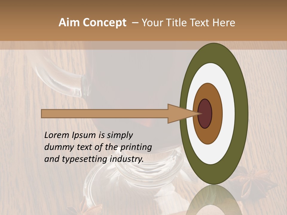 Holiday Red Cup PowerPoint Template