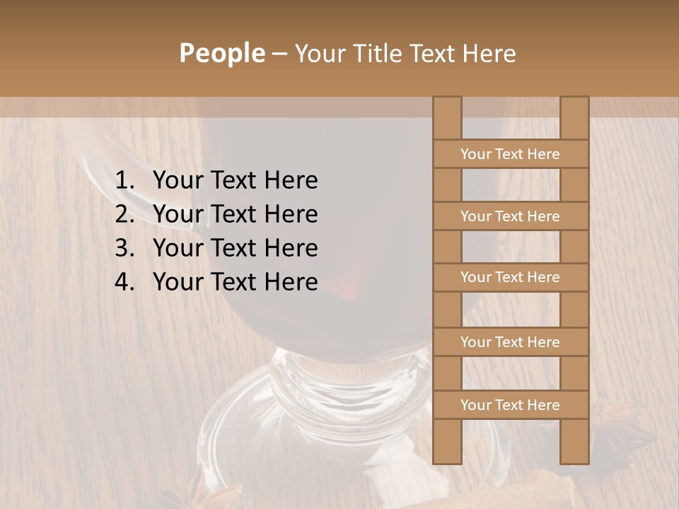 Holiday Red Cup PowerPoint Template