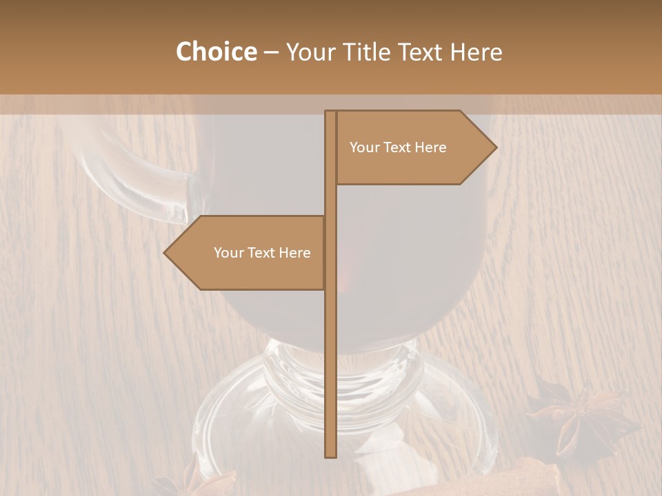 Holiday Red Cup PowerPoint Template