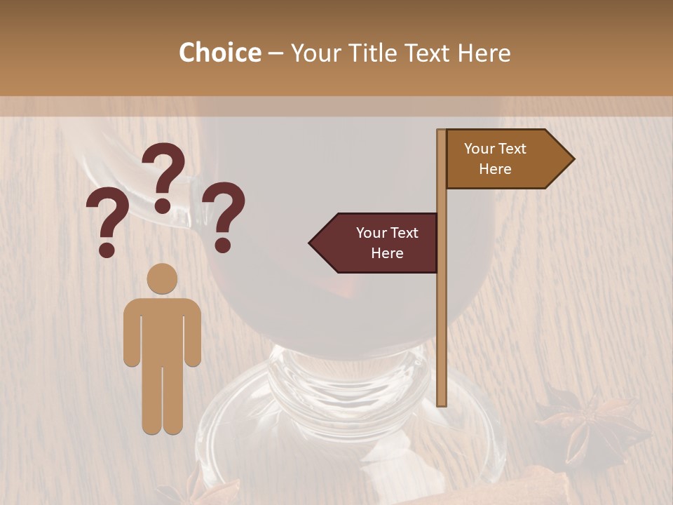 Holiday Red Cup PowerPoint Template