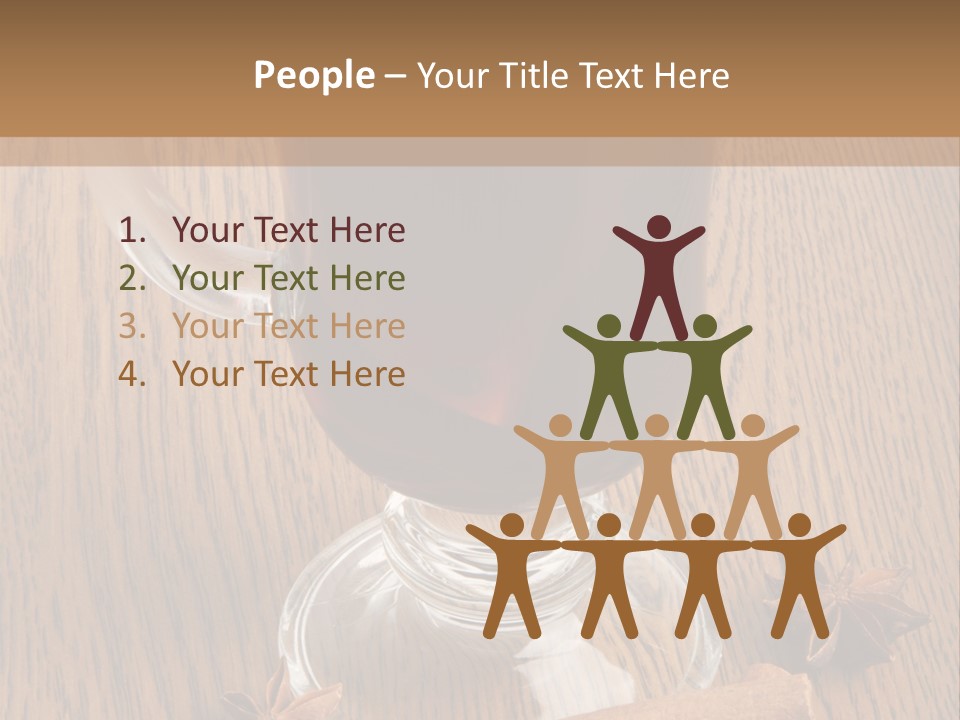 Holiday Red Cup PowerPoint Template