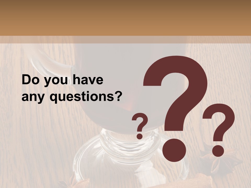 Holiday Red Cup PowerPoint Template