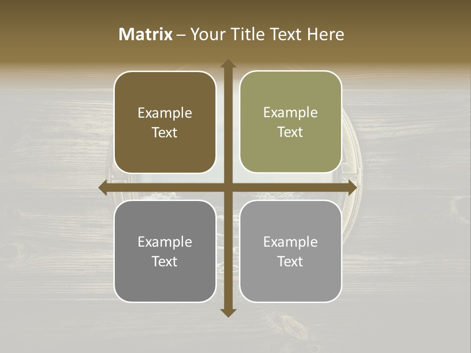 Metallic Aged Porthole PowerPoint Template