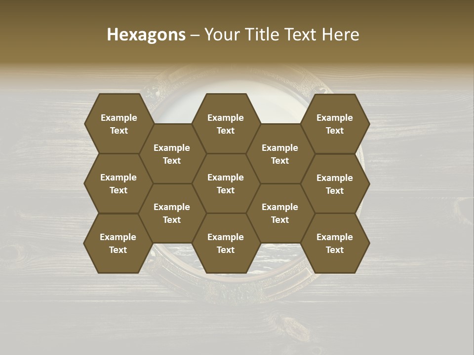 Metallic Aged Porthole PowerPoint Template