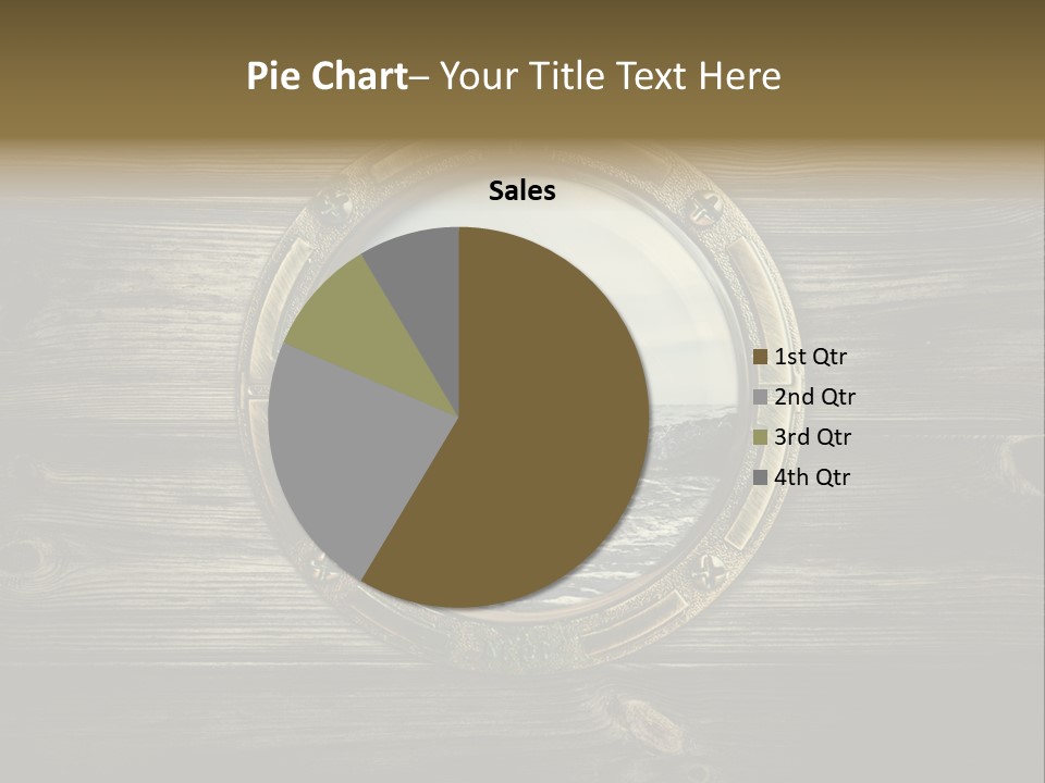 Metallic Aged Porthole PowerPoint Template