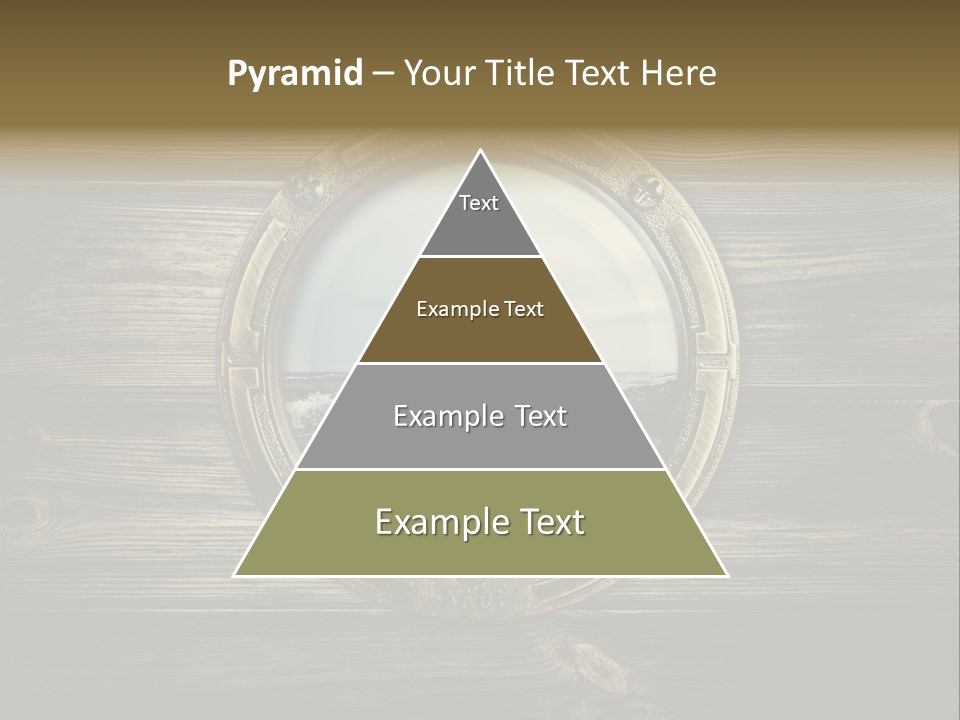 Metallic Aged Porthole PowerPoint Template