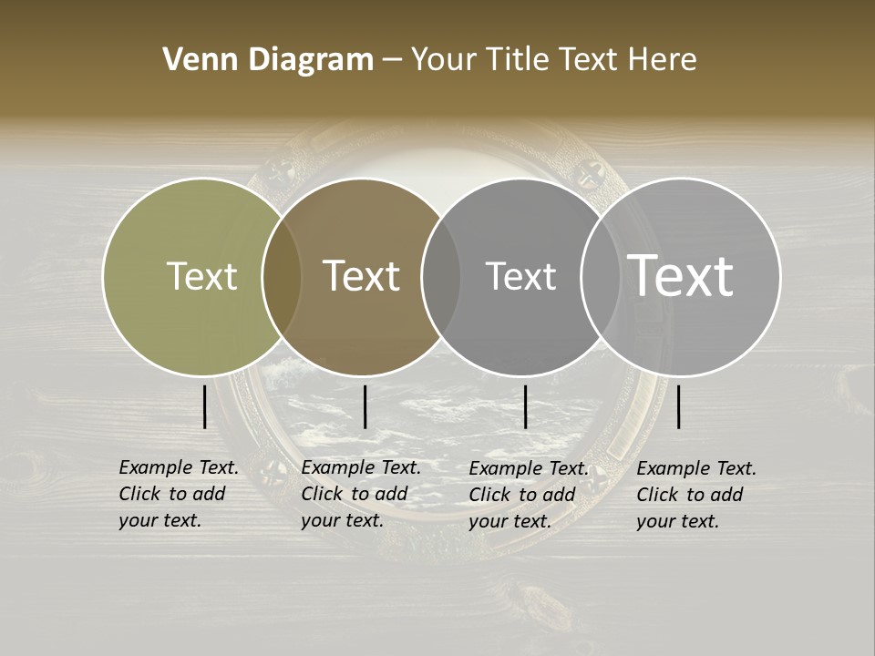 Metallic Aged Porthole PowerPoint Template