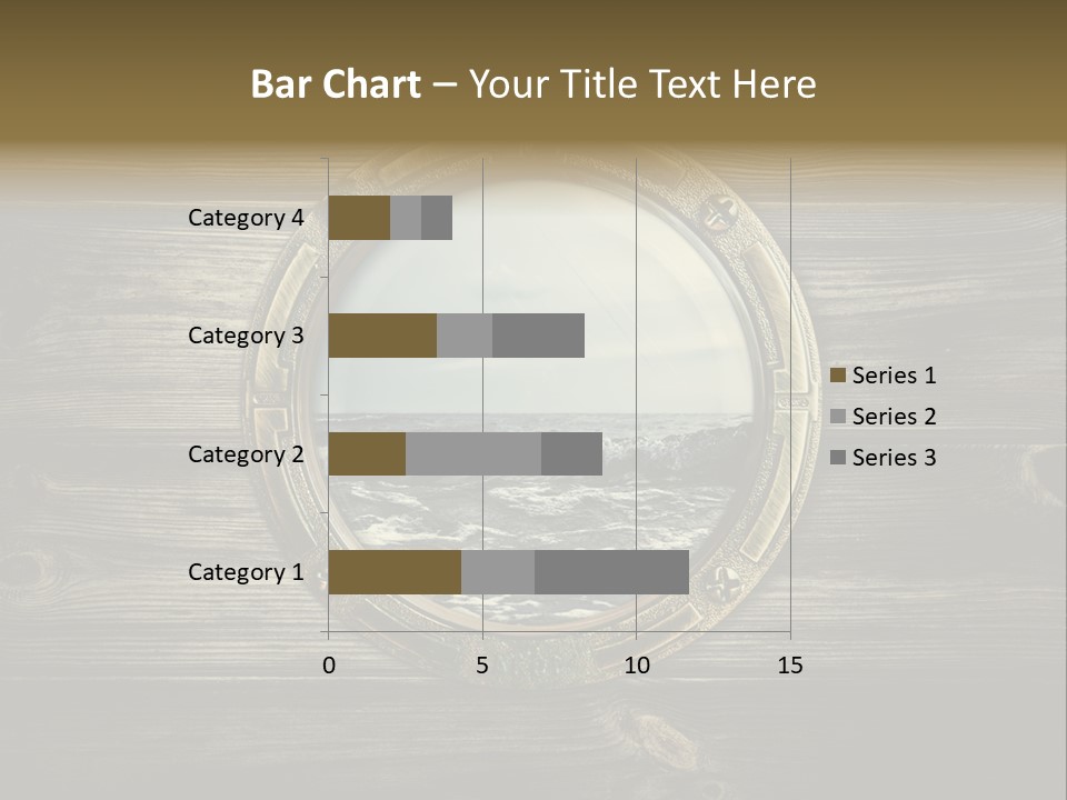 Metallic Aged Porthole PowerPoint Template