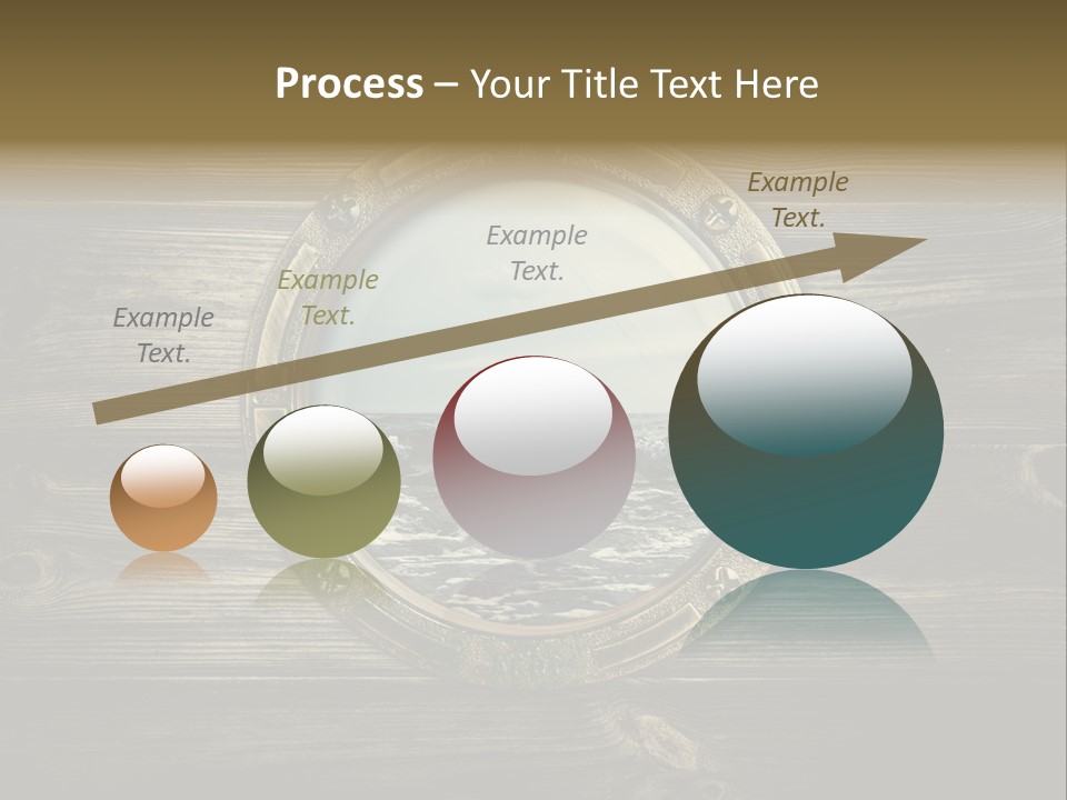 Metallic Aged Porthole PowerPoint Template