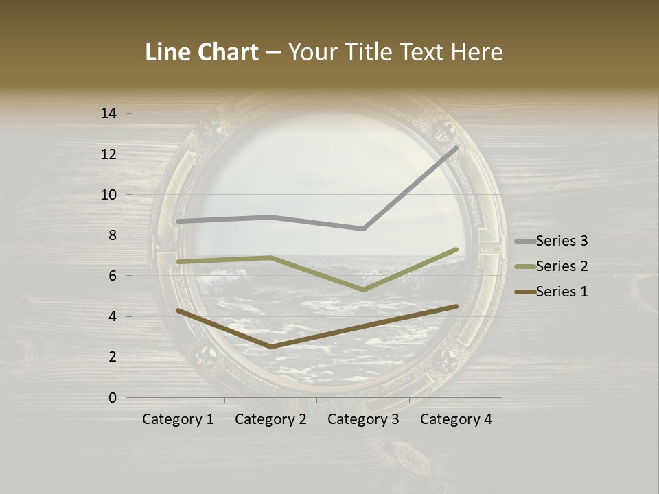 Metallic Aged Porthole PowerPoint Template