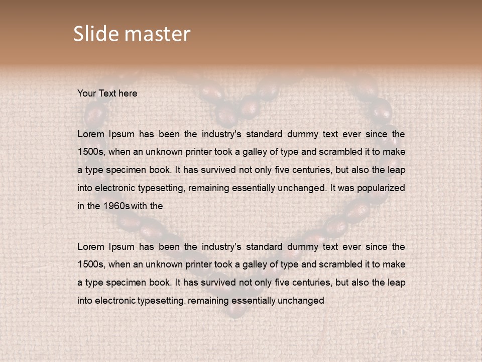 Mocha Raw Drink PowerPoint Template