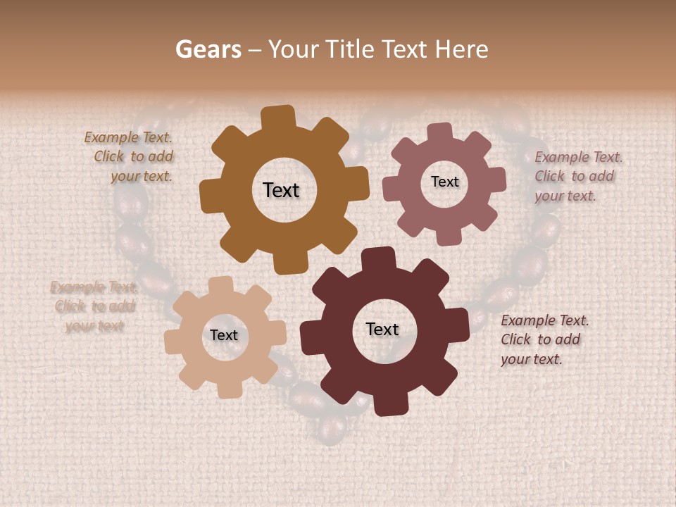 Mocha Raw Drink PowerPoint Template