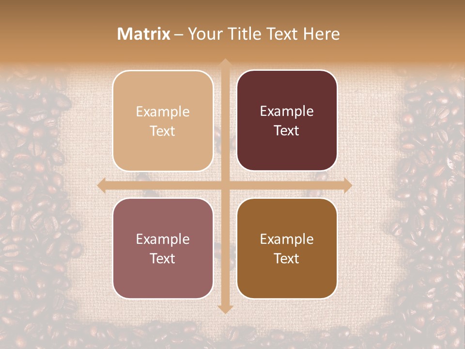 Color Macro Beverage PowerPoint Template