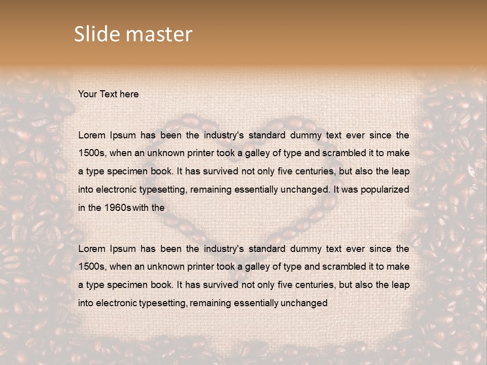 Color Macro Beverage PowerPoint Template