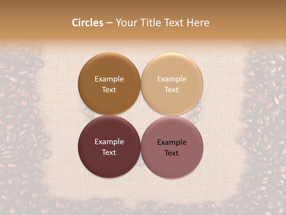 Color Macro Beverage PowerPoint Template