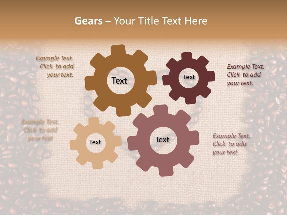 Color Macro Beverage PowerPoint Template