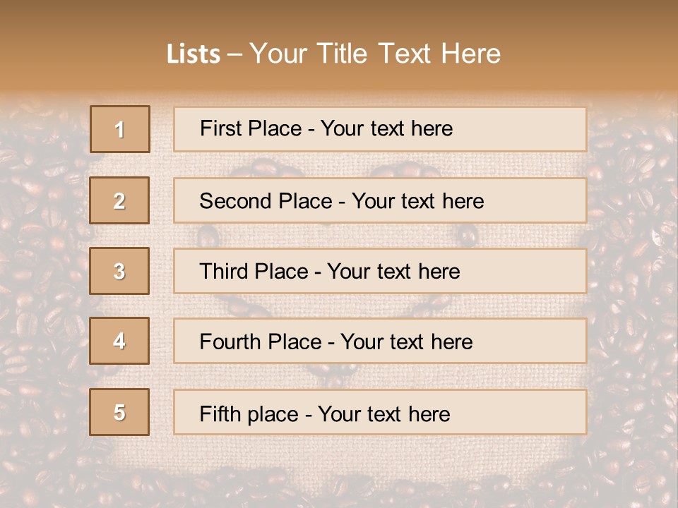 Color Macro Beverage PowerPoint Template
