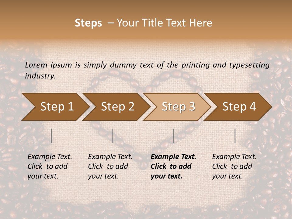 Color Macro Beverage PowerPoint Template