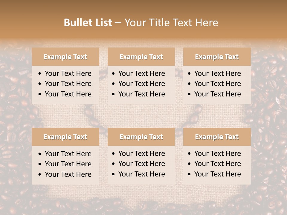 Color Macro Beverage PowerPoint Template