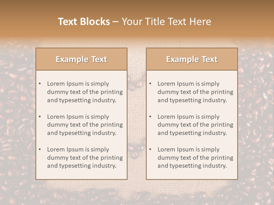 Color Macro Beverage PowerPoint Template
