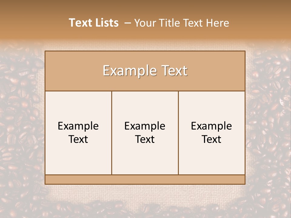 Color Macro Beverage PowerPoint Template
