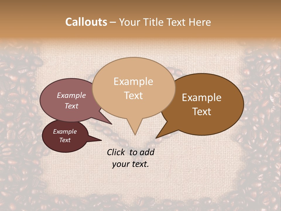Color Macro Beverage PowerPoint Template
