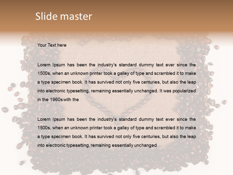 Cup Aromatic Freshness PowerPoint Template