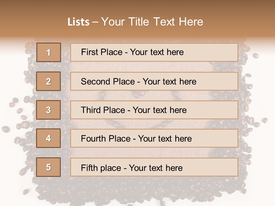 Cup Aromatic Freshness PowerPoint Template