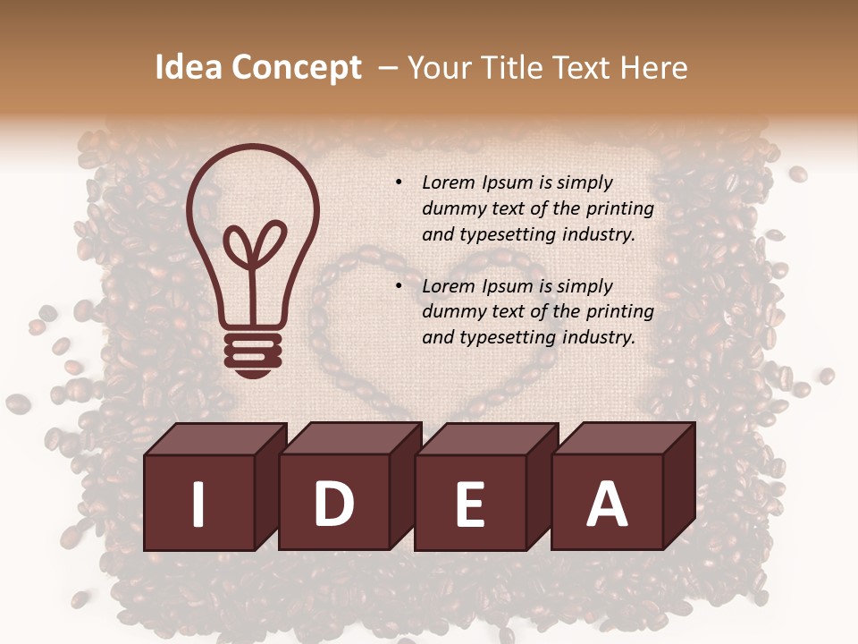 Cup Aromatic Freshness PowerPoint Template