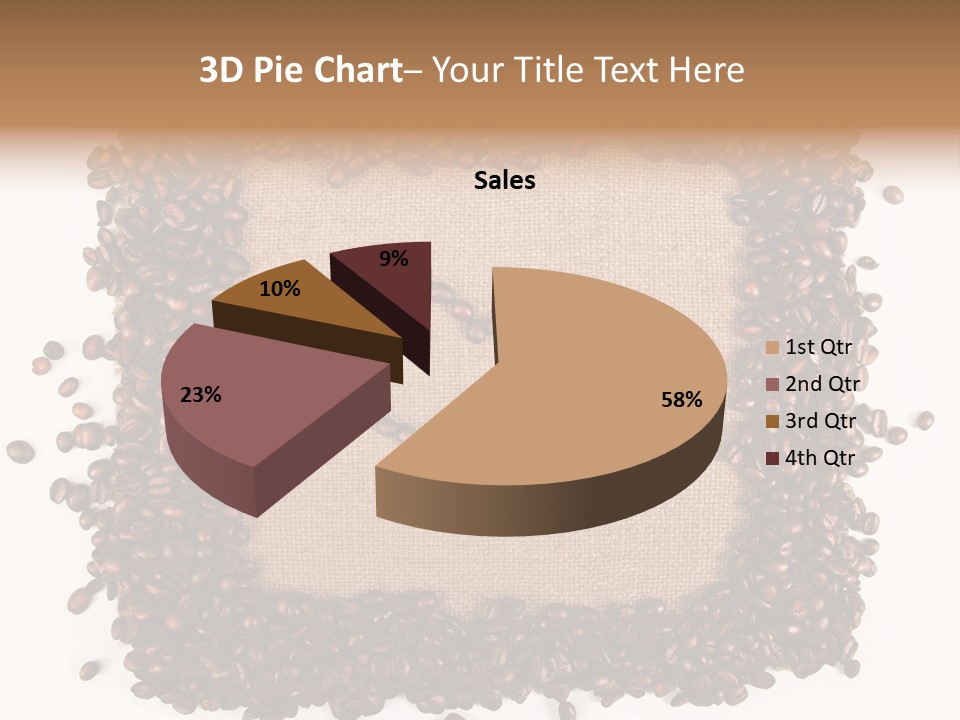 Cup Aromatic Freshness PowerPoint Template