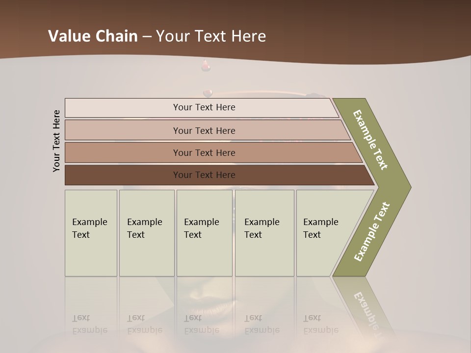 Wine Beverage Mug PowerPoint Template