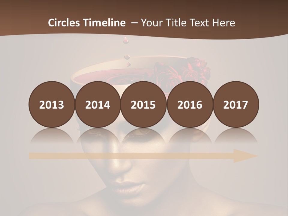 Wine Beverage Mug PowerPoint Template