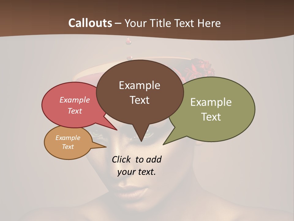 Wine Beverage Mug PowerPoint Template