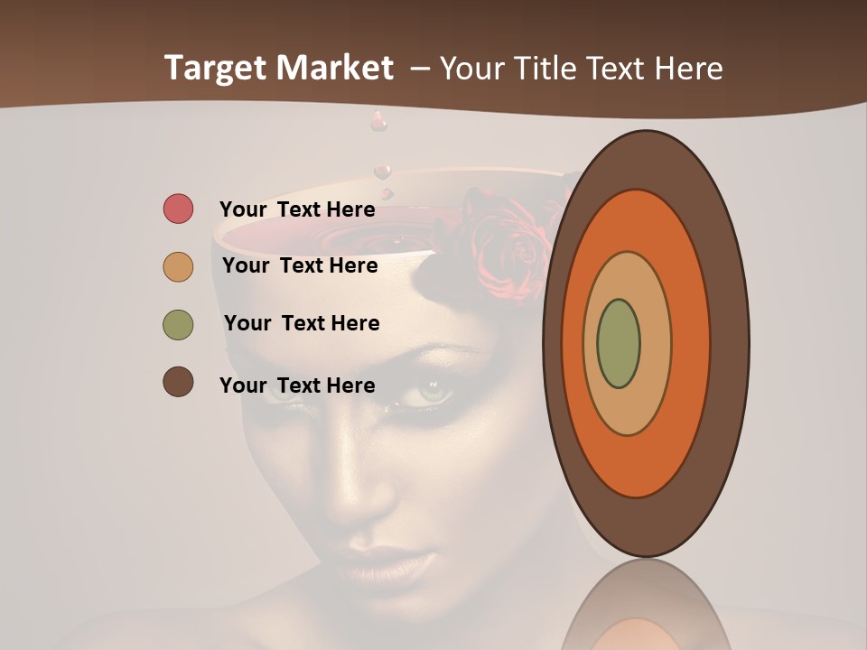 Wine Beverage Mug PowerPoint Template